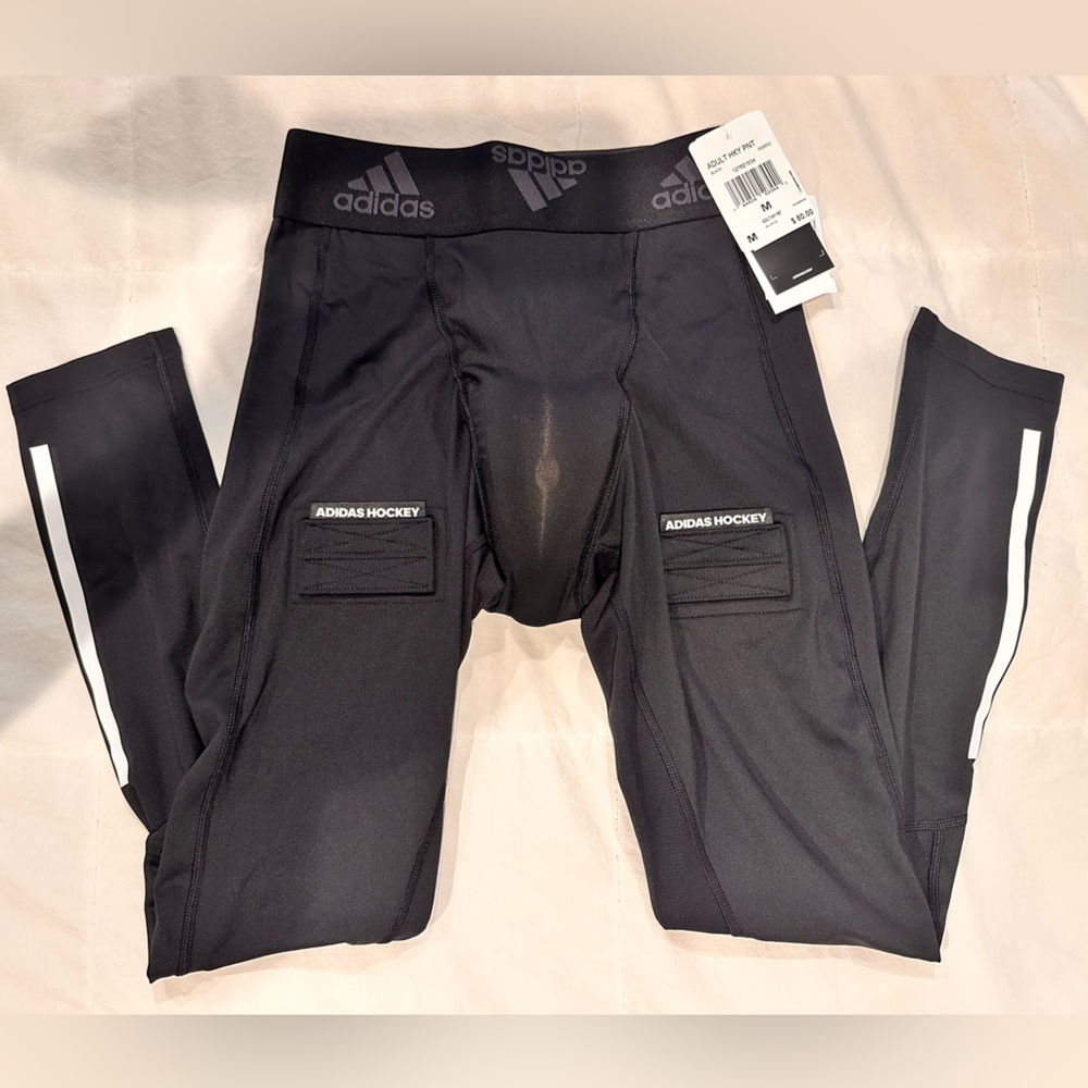 ADIDAS Men’s Hockey compression pants. BNWT. 3 pairs XS, S & M.
